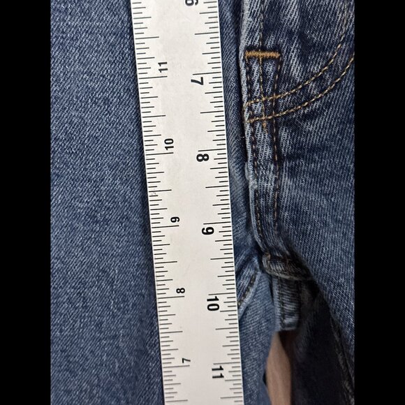 Everlane Jeans 32 x 30 Womens Blue Straight Organic Cotton Mid Rise - Picture 4 of 9